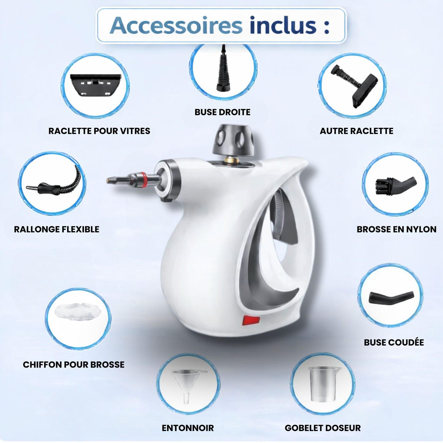 VAPORIX™ Nettoyeur Vapeur Haute Pression pour Toutes les Surfaces de la Maison